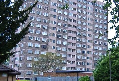 Lindsey Place tower block Hull